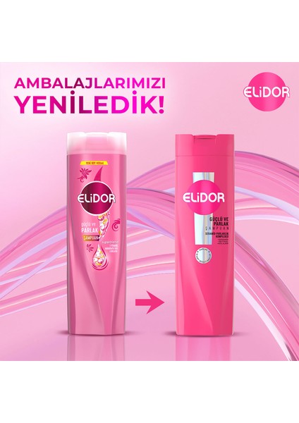 Superblend Saç Bakım Şampuanı Güçlü ve Parlak E Vitamini Makademya Yağı Kolajen 400 ml x3