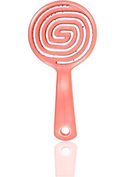 Üç Boyutlu Oval Saç Fırçası Pembe