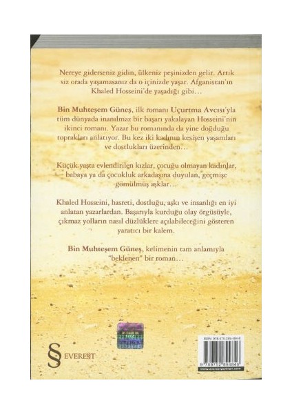 Bin Muhteşem Güneş - Khaled Hosseini