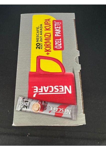 2 Si 1 Arada 20 Li Kutu Içinde Bardak