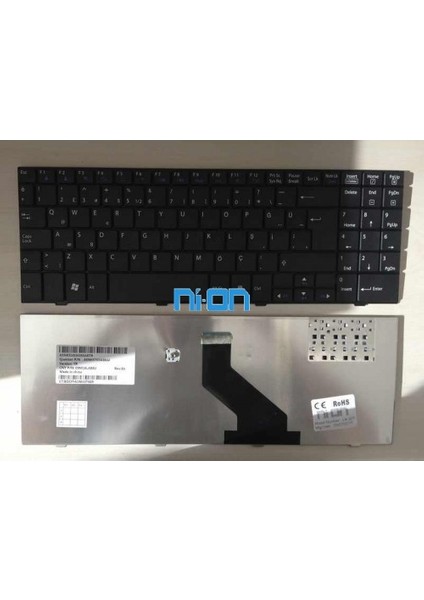 Nion Lg A510 Uyumlu Notebook Klavye Siyah (Tr)