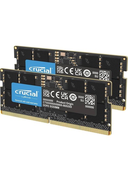 128GB Kit (2X64GB) DDR5-5600 Sodımm CL46 Notebook Ram Bellek CT2K64G56C46S5 fırsatları