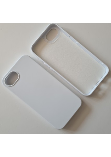 Apple iPhone 16E Uyumlu Lansman Içi Süet Esnek Silikon Kılıf