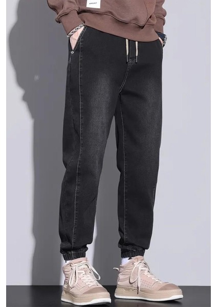 Reax Simon Beli ve Paçası Lastikli Ipli Jogger Kesim Erkek Jean Pantolon fiyatları