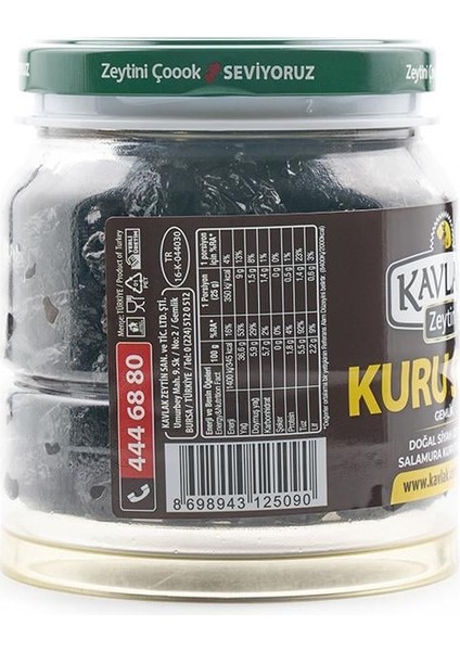 Kuru Sele Gemlik Siyah Zeytin 500 gr