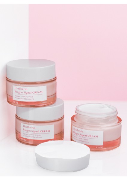 Biogen Signal Yüz Kremi | Laktoferrinli Bariyer Onarıcı Nemlendirici Krem | Kore Cilt Bakımı | 50 gr fırsatları