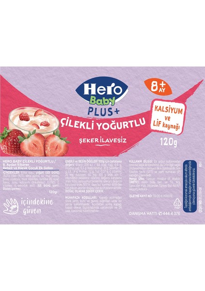 Plus Çilekli Yoğurtlu Kavanoz Mama fırsatları