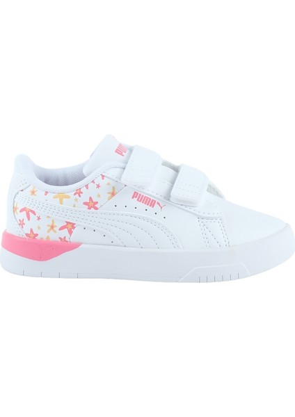 Jada Funky Flowers Çocuk Beyaz Spor Ayakkabı (400894-02)
