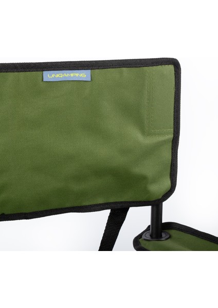 Eco Ergonomik Katlanır Kamp Sandalyesi Haki-Siyah