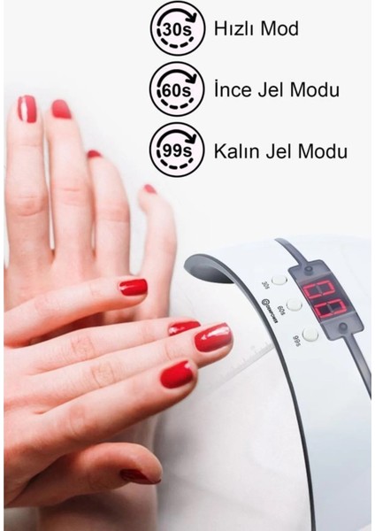Dijital Göstergeli Oje Kurutucu Cihaz Pratik ve Etkili Kullanım
