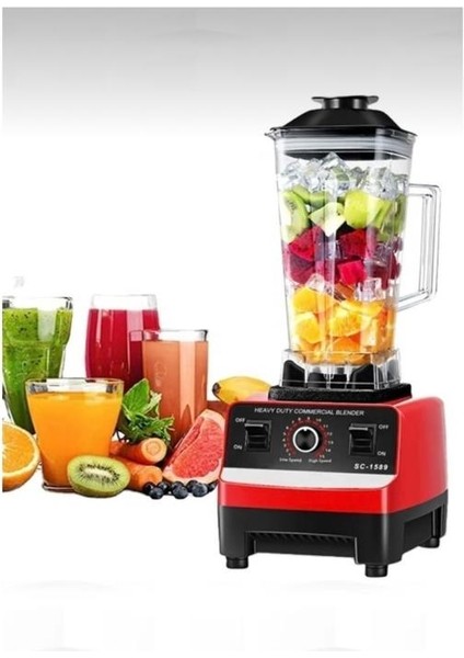 Çok Fonksiyonlu Blender 6500w Profesyonel Buz Kırma Özellikli Meyve Sebze Öğütücü Blender
