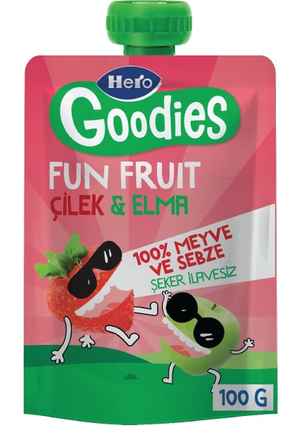 Goodıes Çilek Elma Pouch