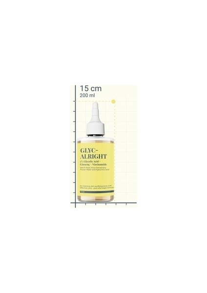 Glyc- Alrıght - Tüm Ciltler İçin Leke Karşıtı Tonik 200 ml