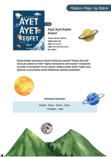 Ayet Ayet Keşfet Kainat - Nurcan Yıldırım fırsatları