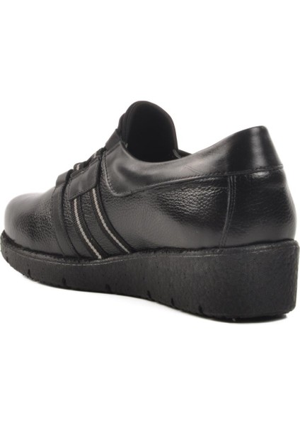 BB0121 Z Siyah Hakiki Deri Kadın Günlük Ayakkabı fırsatları