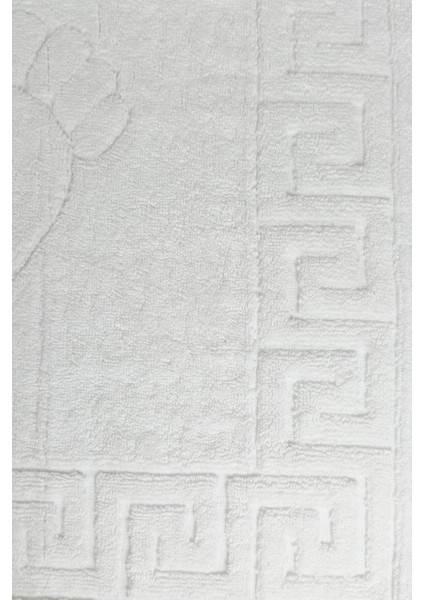 5 Li Otel Ayak Havlusu Bukle Ayak Izli 50 x 70 cm Beyaz 16/2 Avs 250 gr