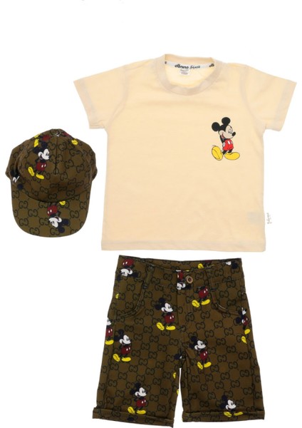 Erkek Çocuk Takım Şortlu Baskılı