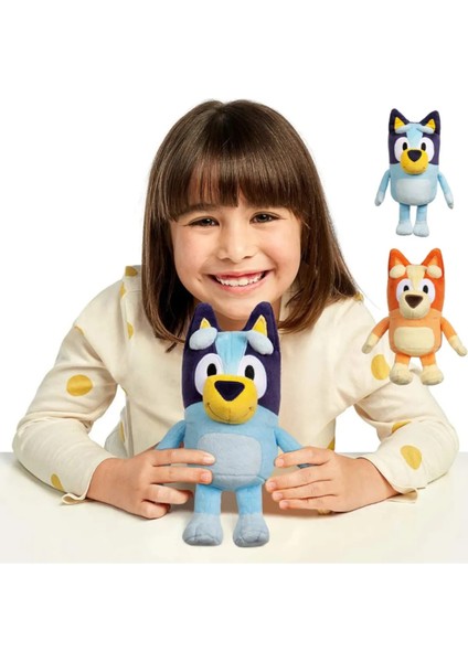 2'li Bluey & Bingo Peluş Oyuncak Paketi, 25 cm (Yurt Dışından)