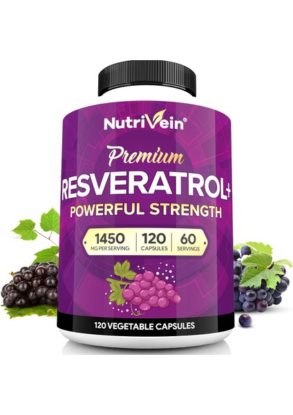 Resveratrol 1450 mg 120 Capsules