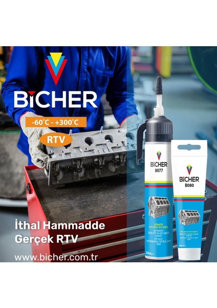 Bıcher Rtv Sıvı Conta 80 ml