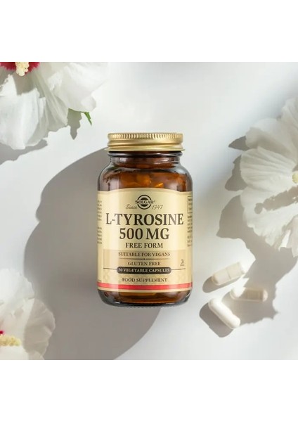 L-Tyrosine 500 mg 50 Kapsül