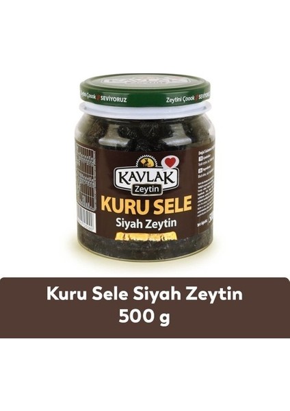 Kuru Sele Gemlik Siyah Zeytin 500 gr