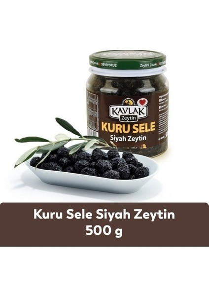 Kuru Sele Gemlik Siyah Zeytin 500 gr