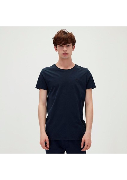 Solid Erkek T-Shirt - Lacivert