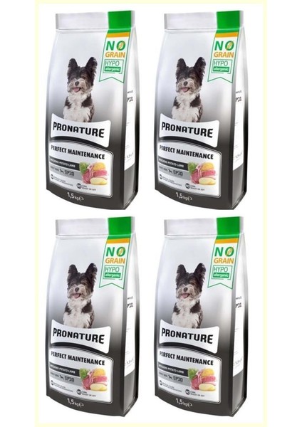 Perfect Maintenance Kuzu Etli Patatesli ve Enginarlı Yetişkin Köpek Maması 1,5 Kg*4 Adet