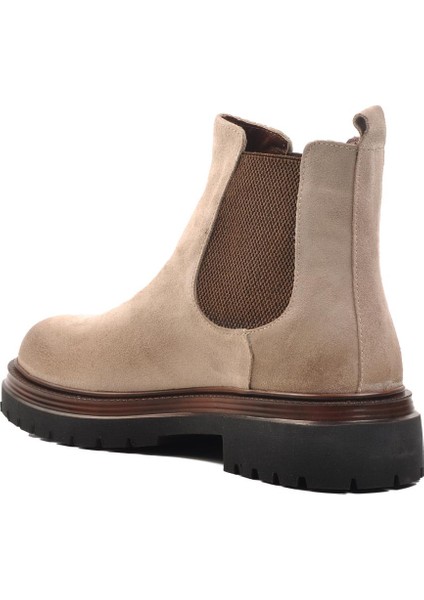 BR-44001 M Bej Nubuk Hakiki Deri Erkek Bot fırsatları