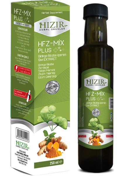 Hfz-Mix Plus Ginkgo Biloba İçeren 250 ml