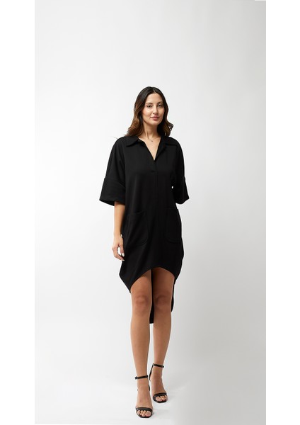 Arkası Uzun Önü Mini Salaş Elbise modelleri