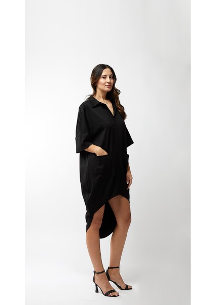 Arkası Uzun Önü Mini Salaş Elbise indirimleri