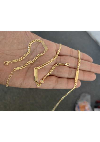 Isim Yazılı 925 Gümüş Bileklik - Kişiye Özel Isim Yazılabilen, Zarif ve Günlük Kullanıma Uygun Tasarım modelleri