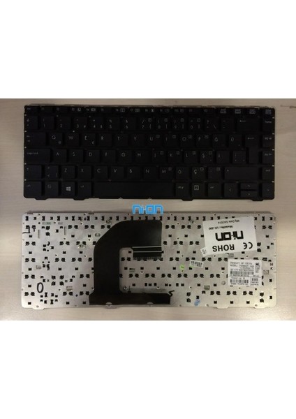 Nion Hp Uyumlu Elitebook 8470P Notebook Klavye (Siyah Tr)