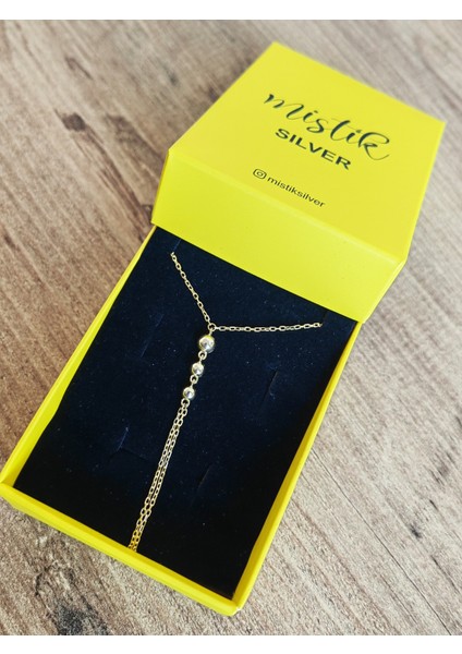 Zincir Detaylı Taşsız Gümüş Şahmeran Bileklik - 3 Sıralı - Rose modelleri