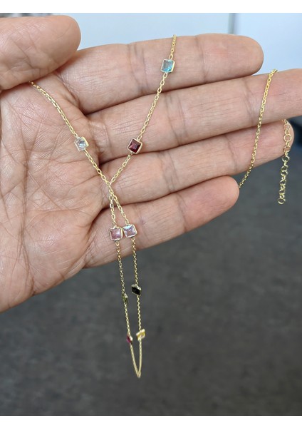 Zarif ve Göz Alıcı Renkli Taşlı Gümüş Şahmeran Bileklik - Gümüş Renk fiyatları