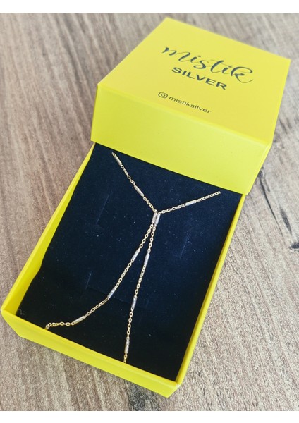 Şerit Desenli Taşsız Gümüş Şahmeran Bileklik – 925 Ayar Zarif Tasarım - Rose modelleri