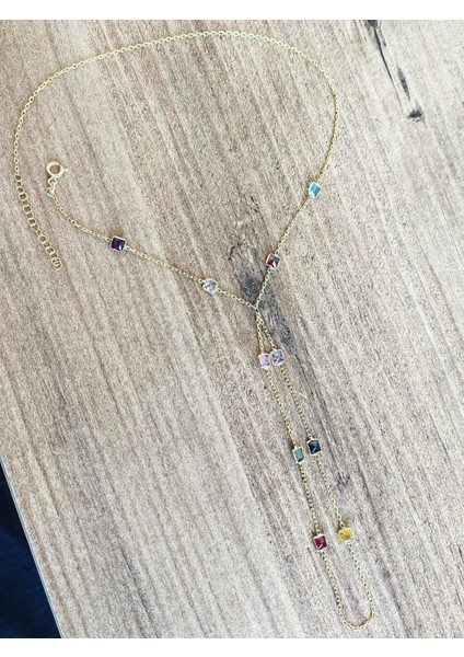 Zarif ve Göz Alıcı Renkli Taşlı Gümüş Şahmeran Bileklik - Gold Renk fırsatları