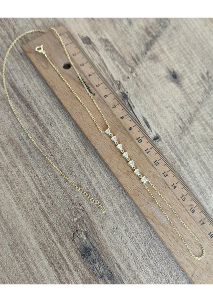 Sıralı Üçgen Taşlı Gümüş Şahmeran Bileklik - Zarif ve Şık Tasarım - Gold fırsatları