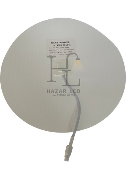 220 Volt Ayna Arkası Buğu Önleyici Rezistans Banyo Ayna Arkası Buğu Çözücü Yuvarlak 30X30 cm fiyatları