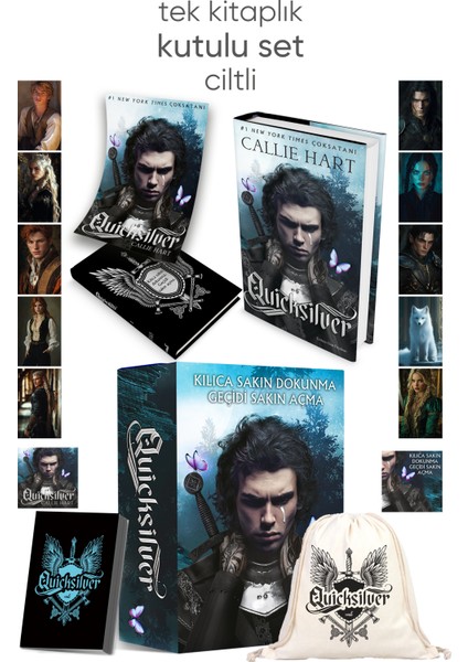 Ouicksilver Kutulu Set (Ciltli) - Callie Hart