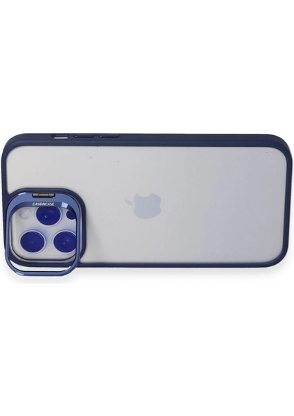 Iphone 14 Pro Kılıf Roblox Lens Standlı Kapak - Lacivert Mrayd