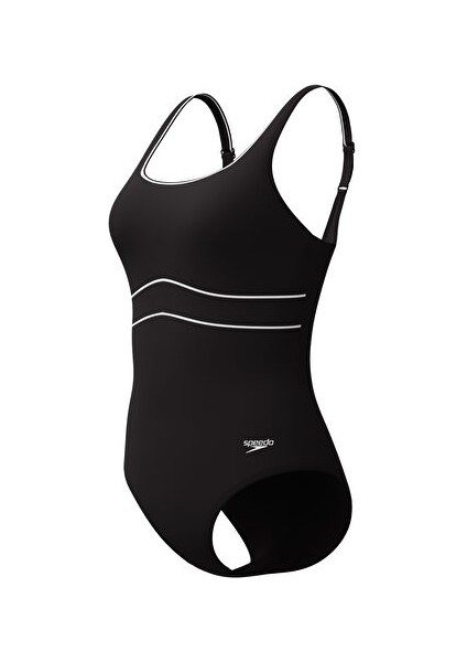 Speedo Spdscu Cntr Eclipse 1pc Af Black Kadın Yüzücü Mayosu 8-00306700334 Siyah