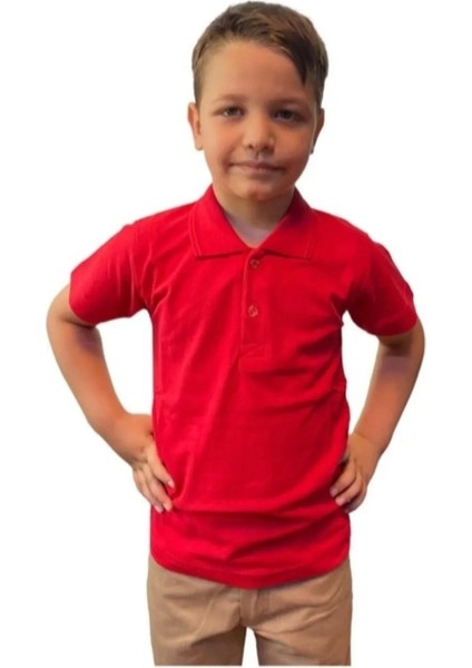 Polo Yaka Çocuk Tişört - Kısa - Öz modelleri