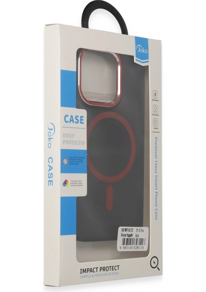 Iphone 14 Pro Winner Magsafe Kapak - Kırmızı Mrayd