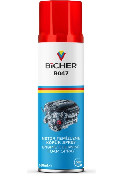 Bıcher Motor Temizleme Sprey 500ML