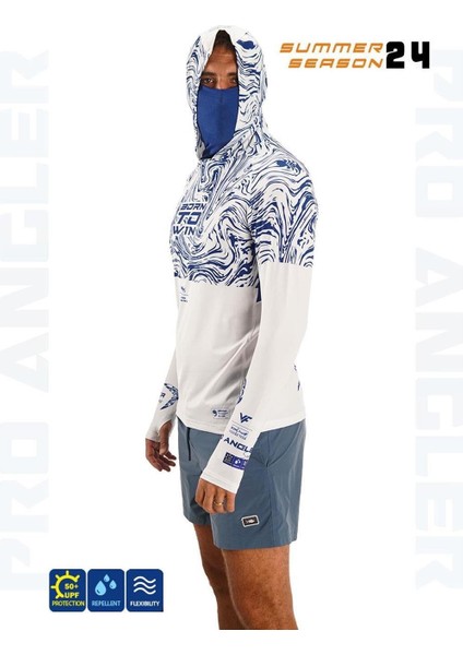 Pro Angler S24 Buff & Hoodie Izohips Navy
