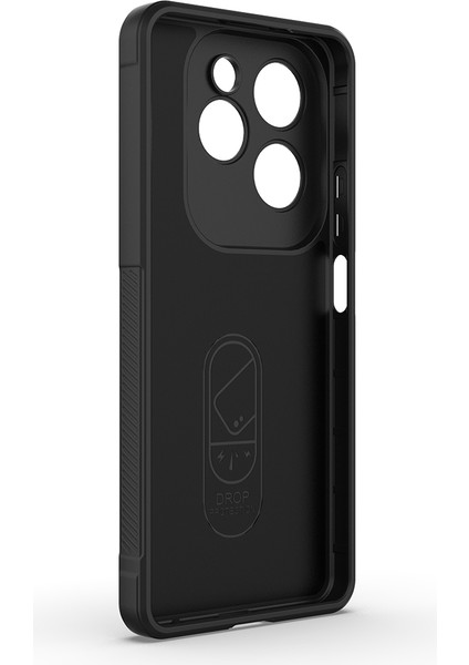 Infinix Hot 40 Kılıf Esnek Tpu Oyuklu Arka Yüzey Tasarımlı Ardx Etnik Silikon Kapak - Koyu Yeşil fırsatları