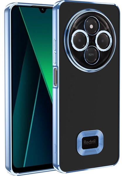 Redmi 14C 4g Kılıf Kamera Korumalı Logo Gösteren Ardx Omega Kapak - Sierra Mavi indirimleri